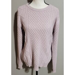 Evolution Cable Knit Fisherman-Style Pullover Sweater